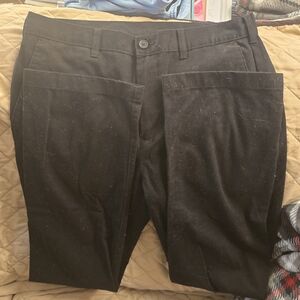 George Men's Black Dress Pants